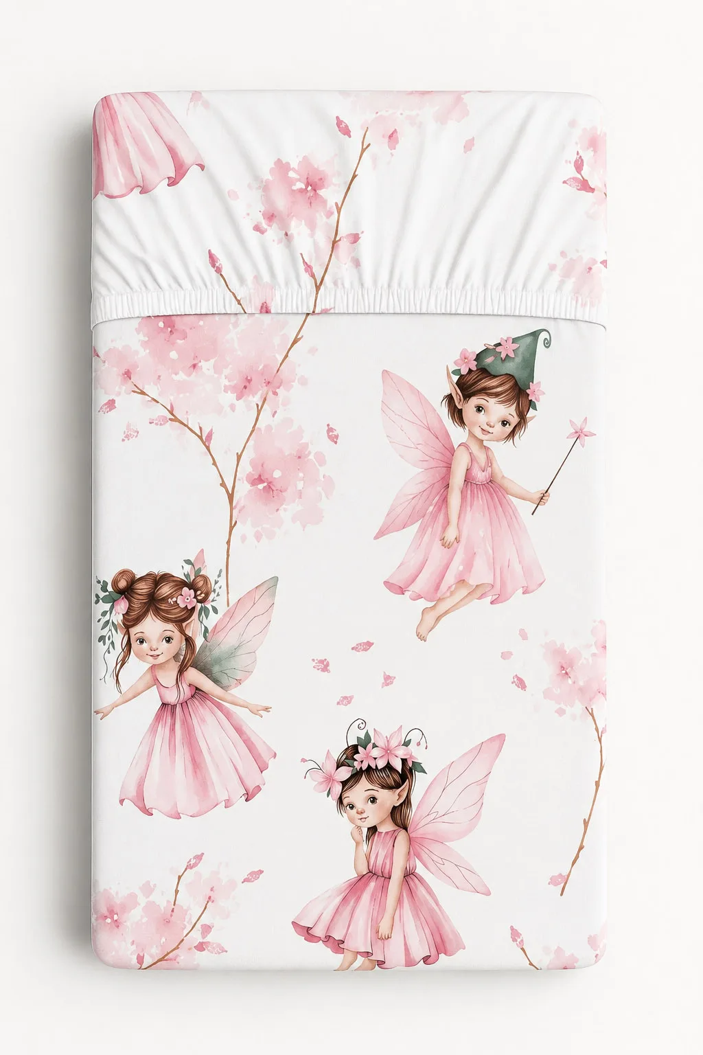 Prześcieradło bawełniane z gumką do łóżeczka 120x60 cm - miętowe