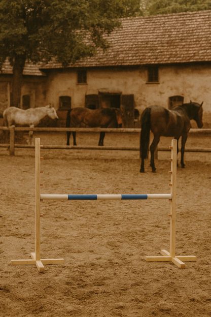 Przeszkoda skokowa do Hobby Horse 120cm, belka niebieska