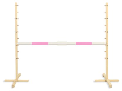 Przeszkoda skokowa do Hobby Horse 160cm, h-120 cm, belka jasny fiolet