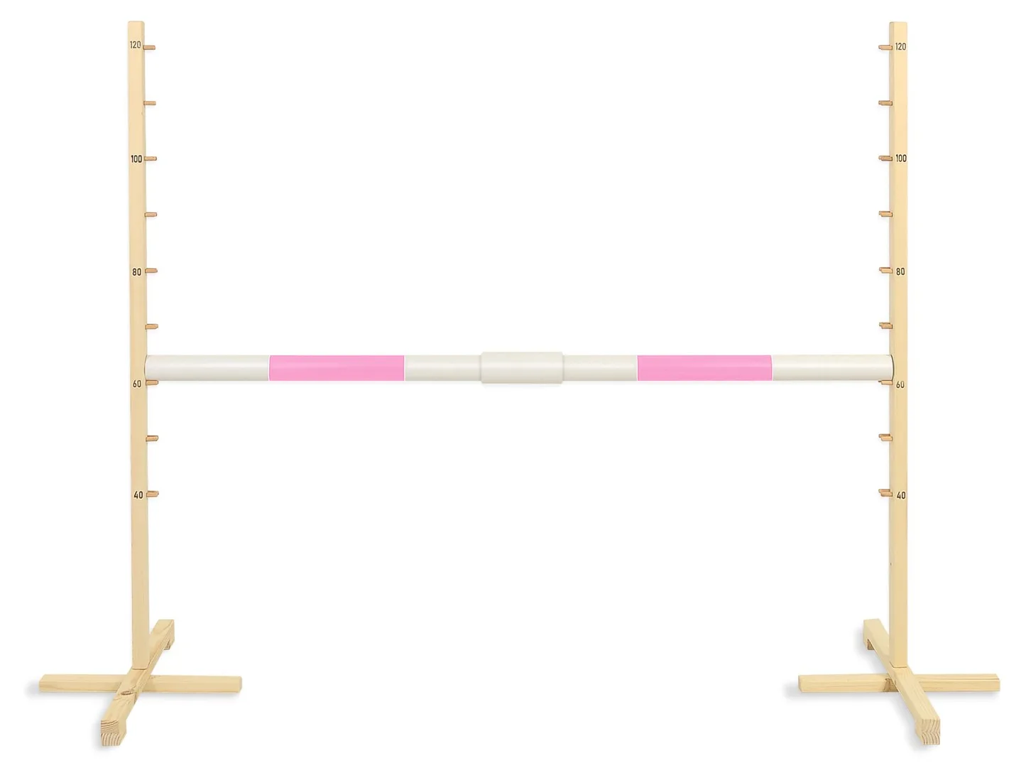 Przeszkoda skokowa do Hobby Horse 160cm, h-120 cm, belka jasny fiolet