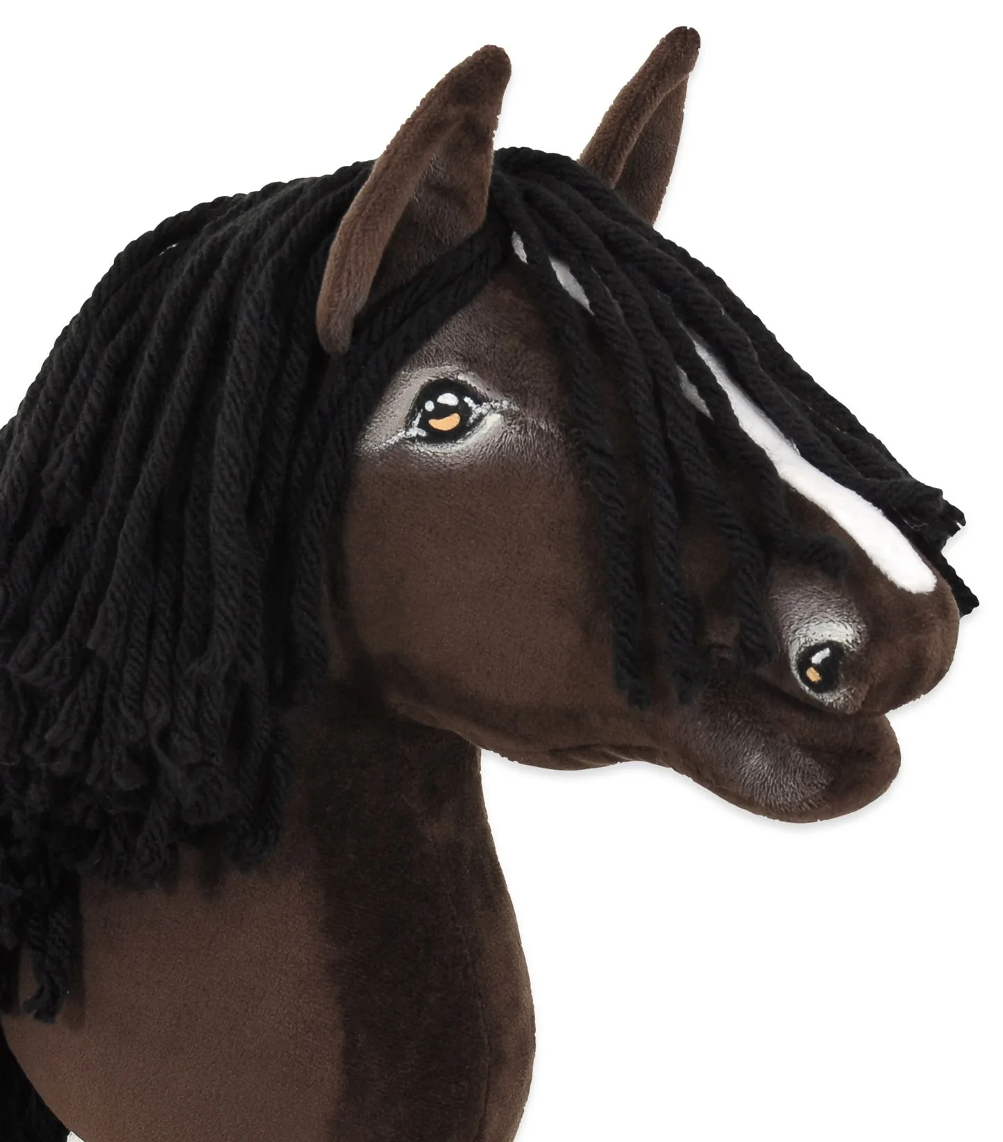 Hobby Horse Średni koń na kiju Premium ciemnobrązowy ciemogniady A4