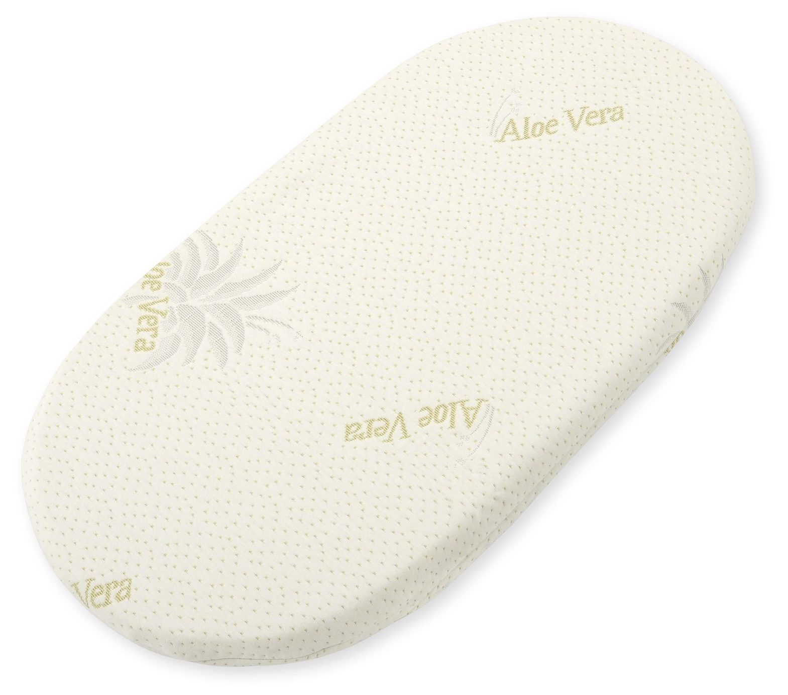 Materac do kosza Mojżesza BOHO - ALOE VERA z aloesem