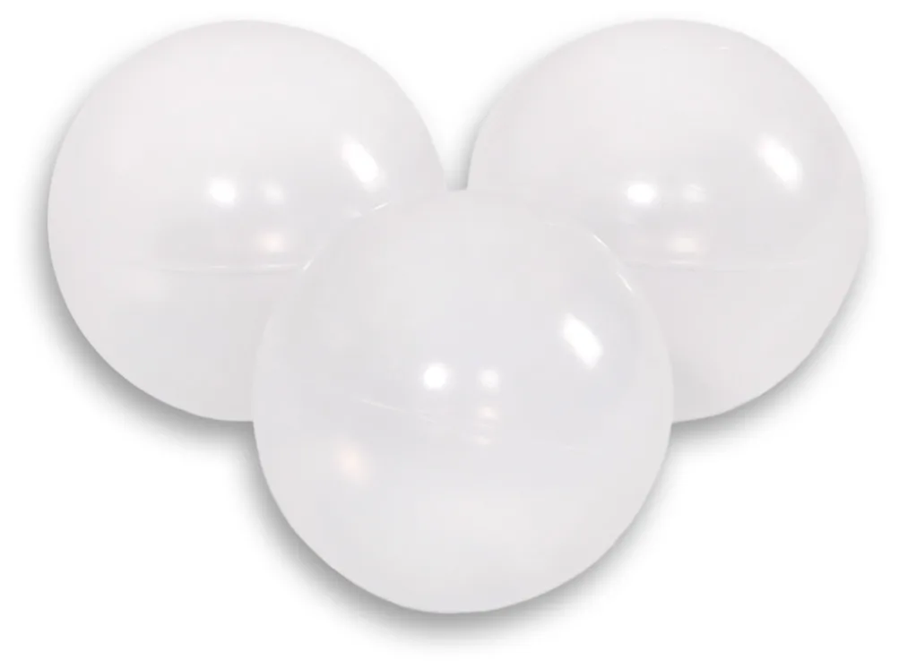 Plastikowe piłeczki do suchego basenu 50szt. - białe