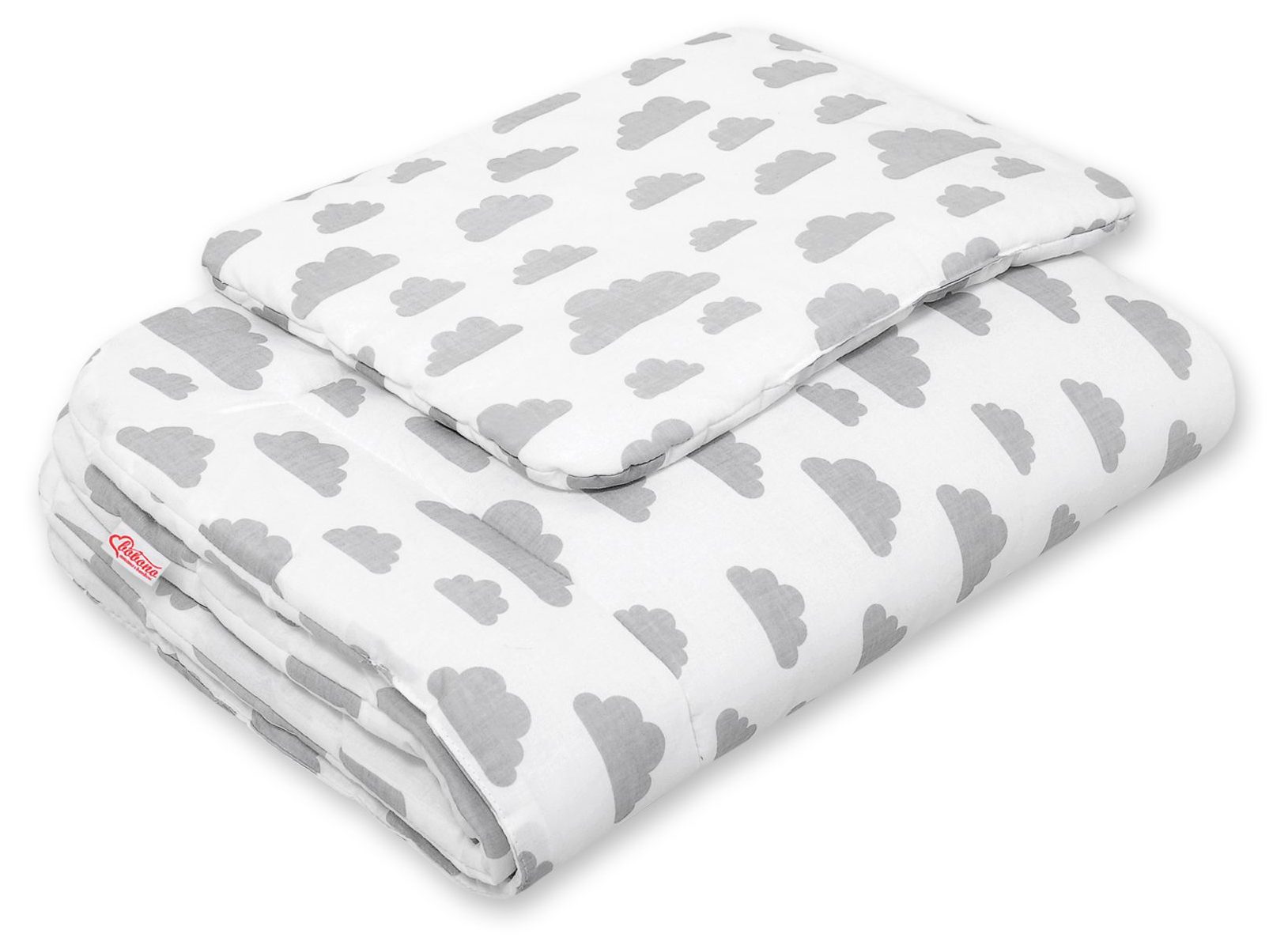 Komplet pościeli dla niemowląt z wypełnieniem 2-cz 75x100cm NEWBORN - misie niebieskie