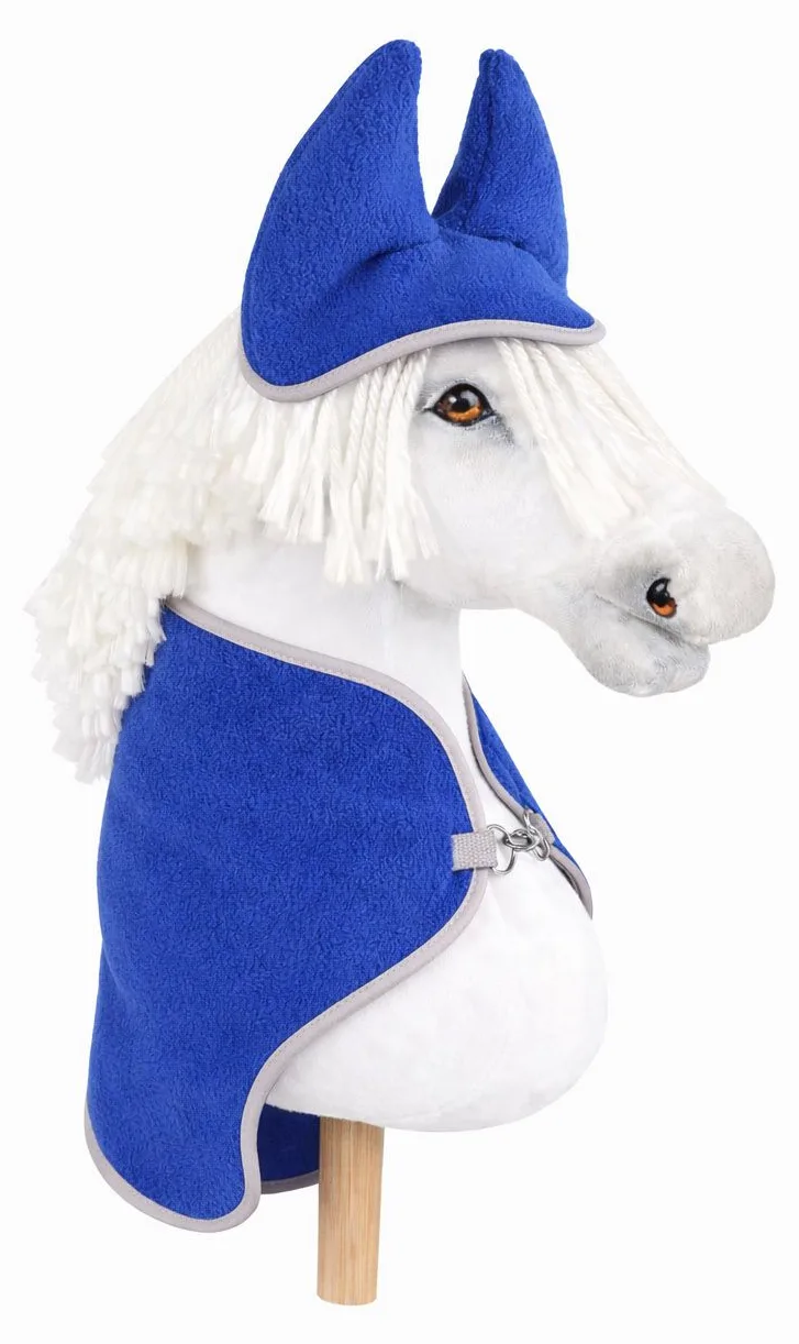 Zestaw dla Hobby Horse A3: polarowa derka + nauszniki – kremowy