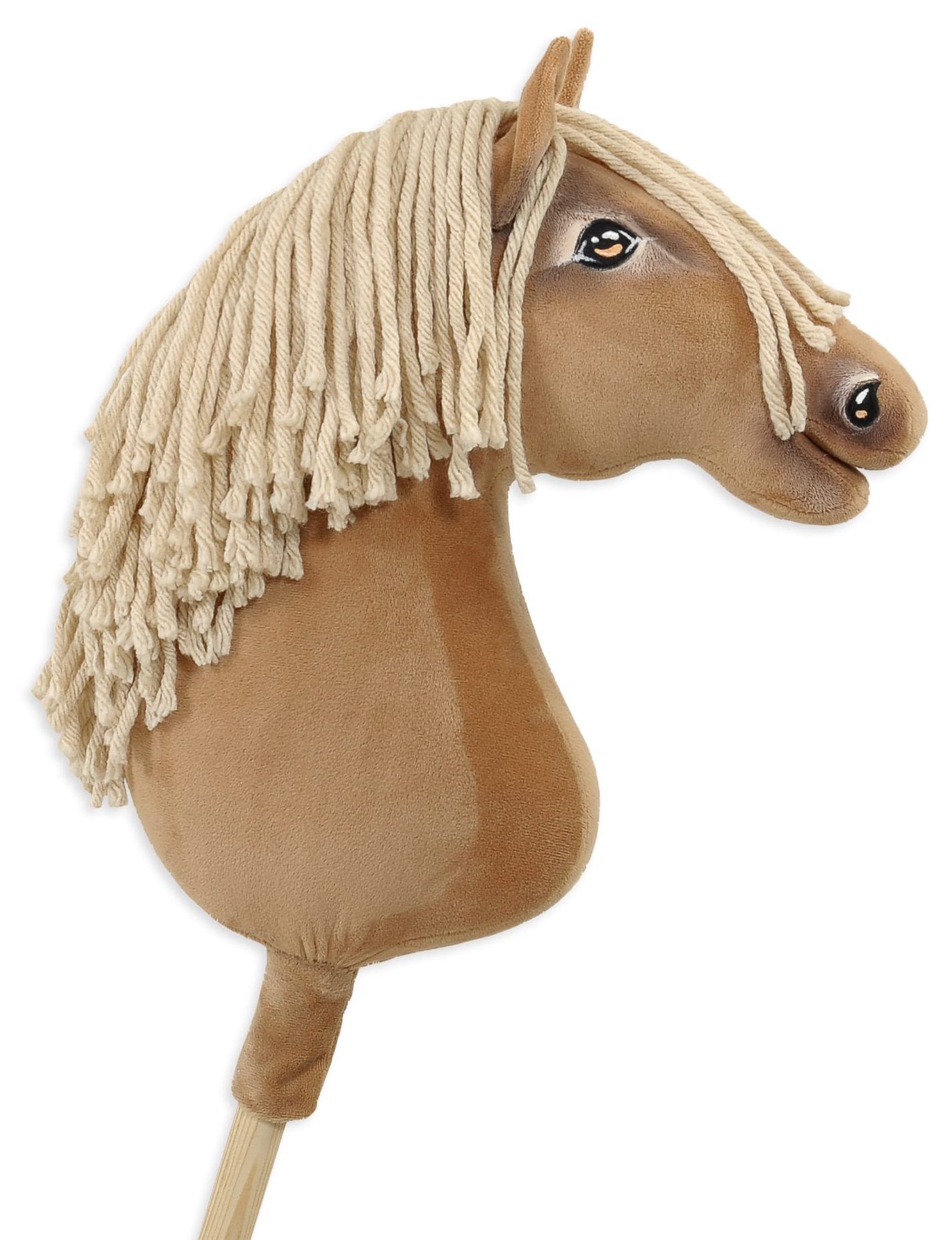 Hobby Horse Duży koń na kiju Premium - izabelowaty A3