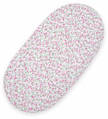 Prześcieradło bawełniane do wózka gondoli kosza Mojżesza Boho 75x35 cm -  Blossom Fairies
