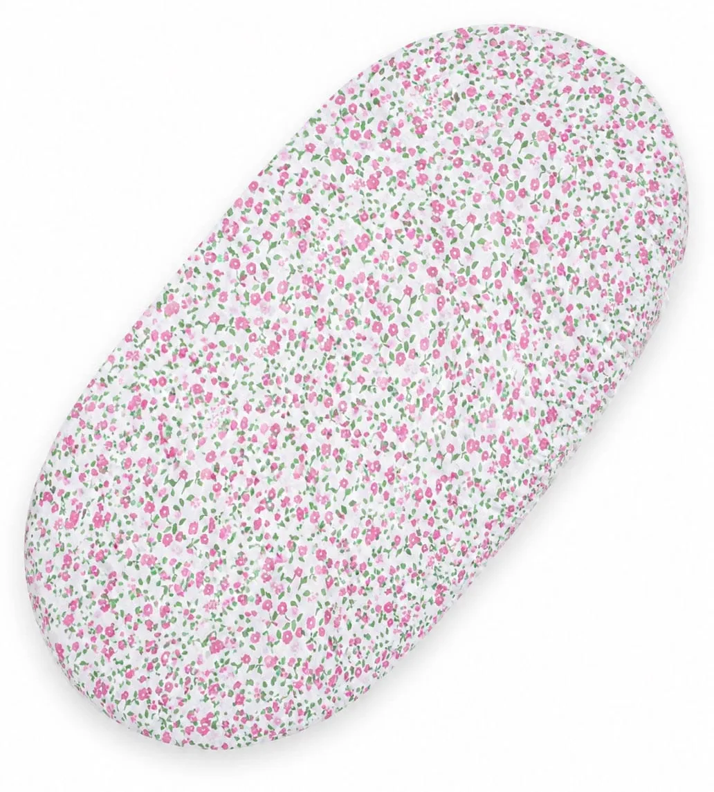 Prześcieradło bawełniane do wózka gondoli kosza Mojżesza Boho 75x35 cm -  Blossom Fairies