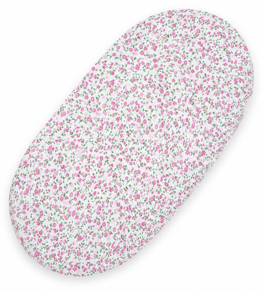 Prześcieradło bawełniane do wózka gondoli kosza Mojżesza Boho 75x35 cm - Blossom Fairies