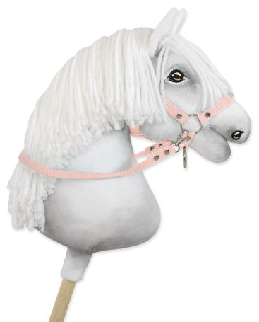 Wodze dla konia Hobby Horse – różowe