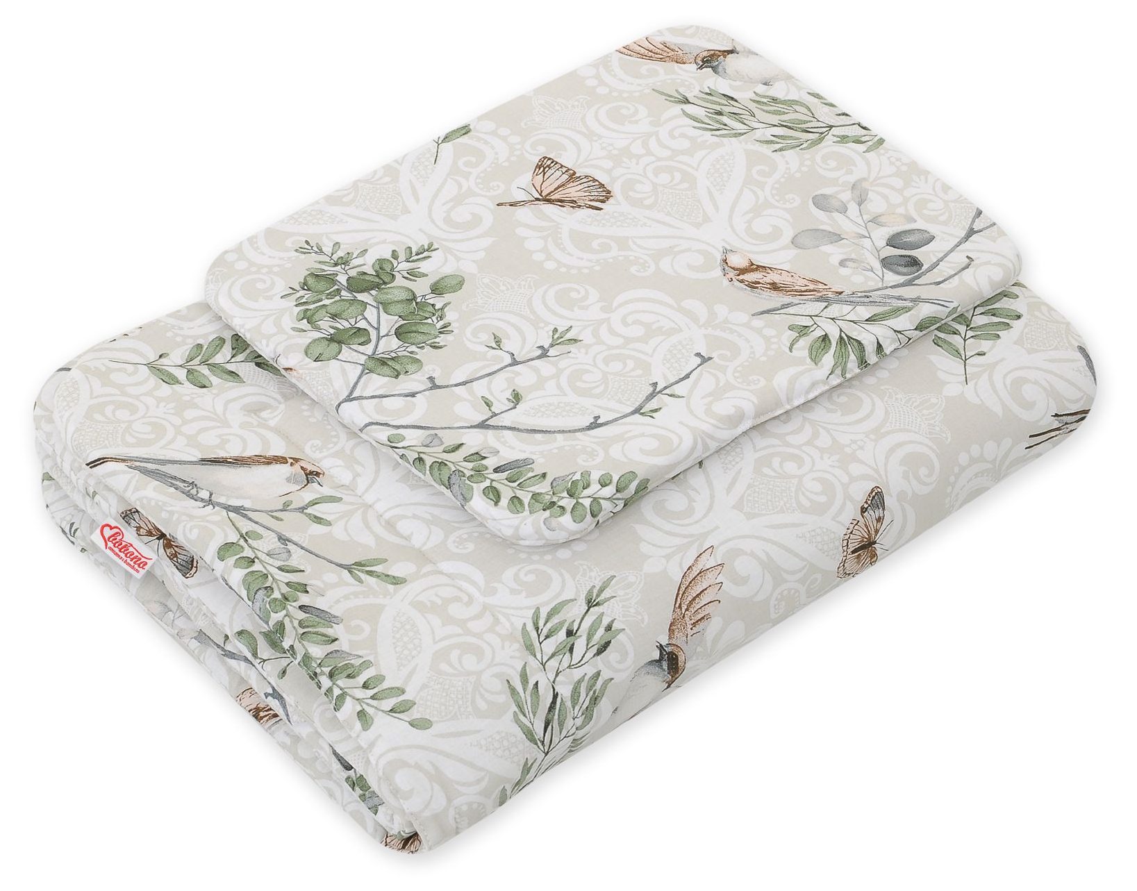 Komplet pościeli dla niemowląt z wypełnieniem 2-cz 75x100cm NEWBORN - misie niebieskie