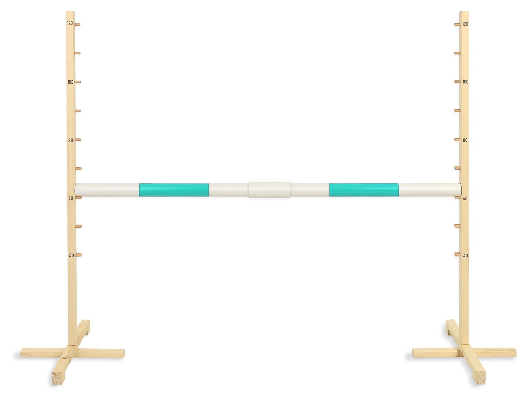 Przeszkoda skokowa do Hobby Horse 160cm, h-120 cm, belka jasny fiolet