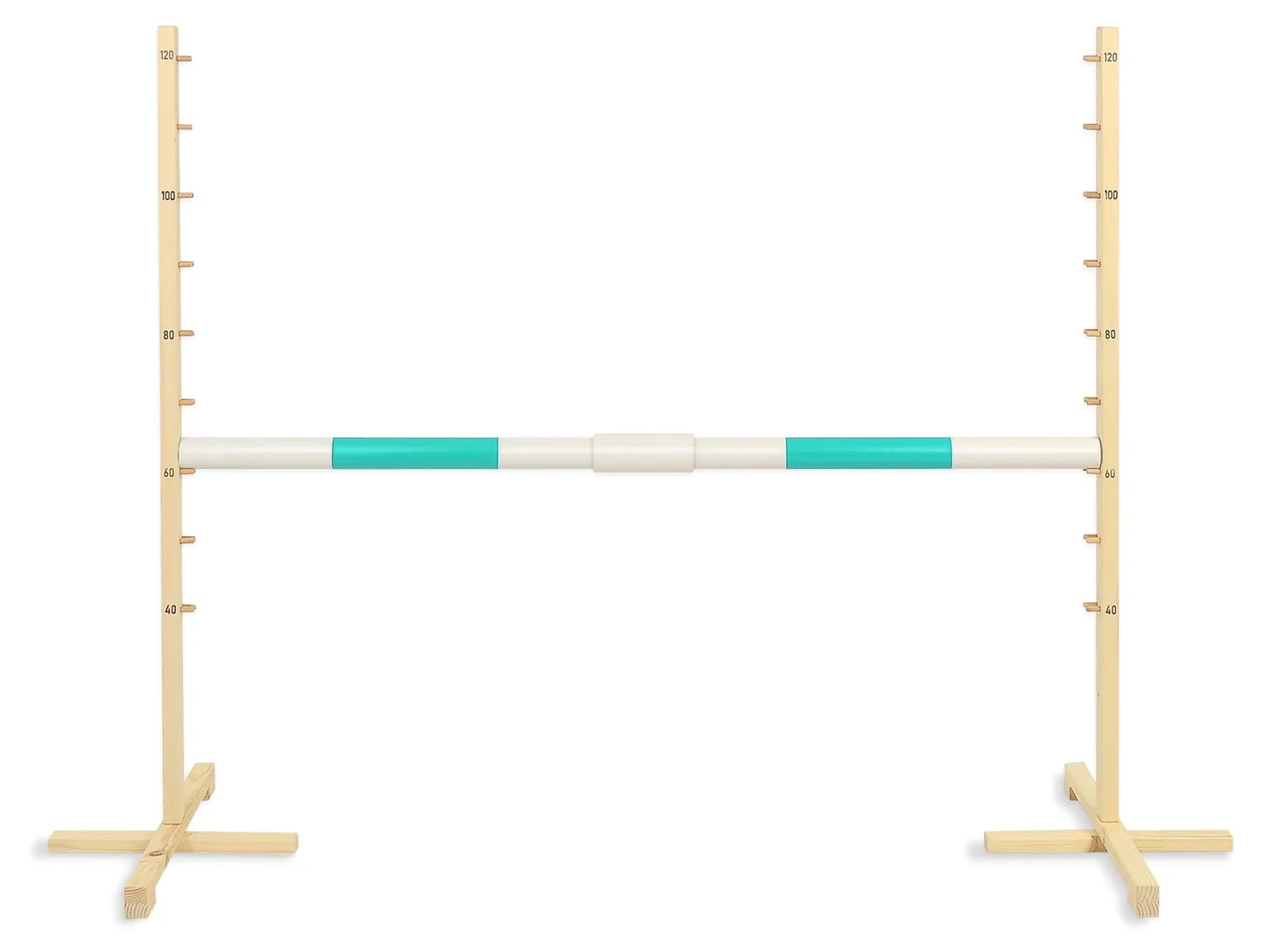 Przeszkoda skokowa do Hobby Horse 160cm, h-120 cm, belka jasny fiolet