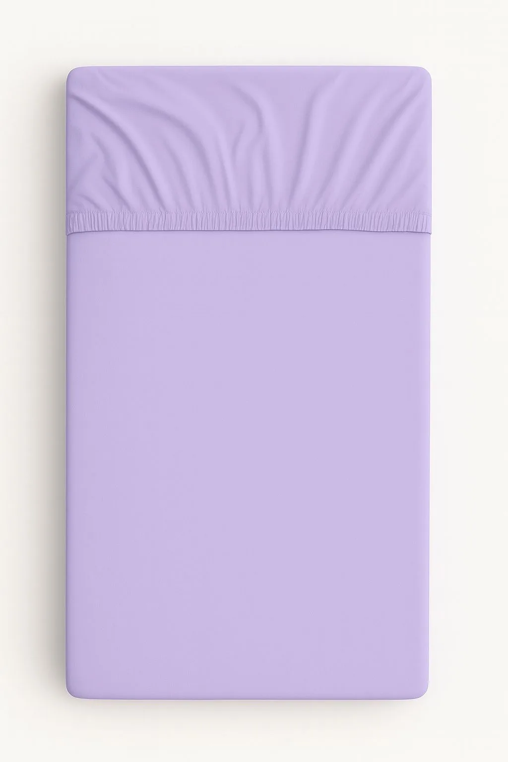 Prześcieradło bawełniane z gumką do łóżeczka 120x60 cm - miętowe