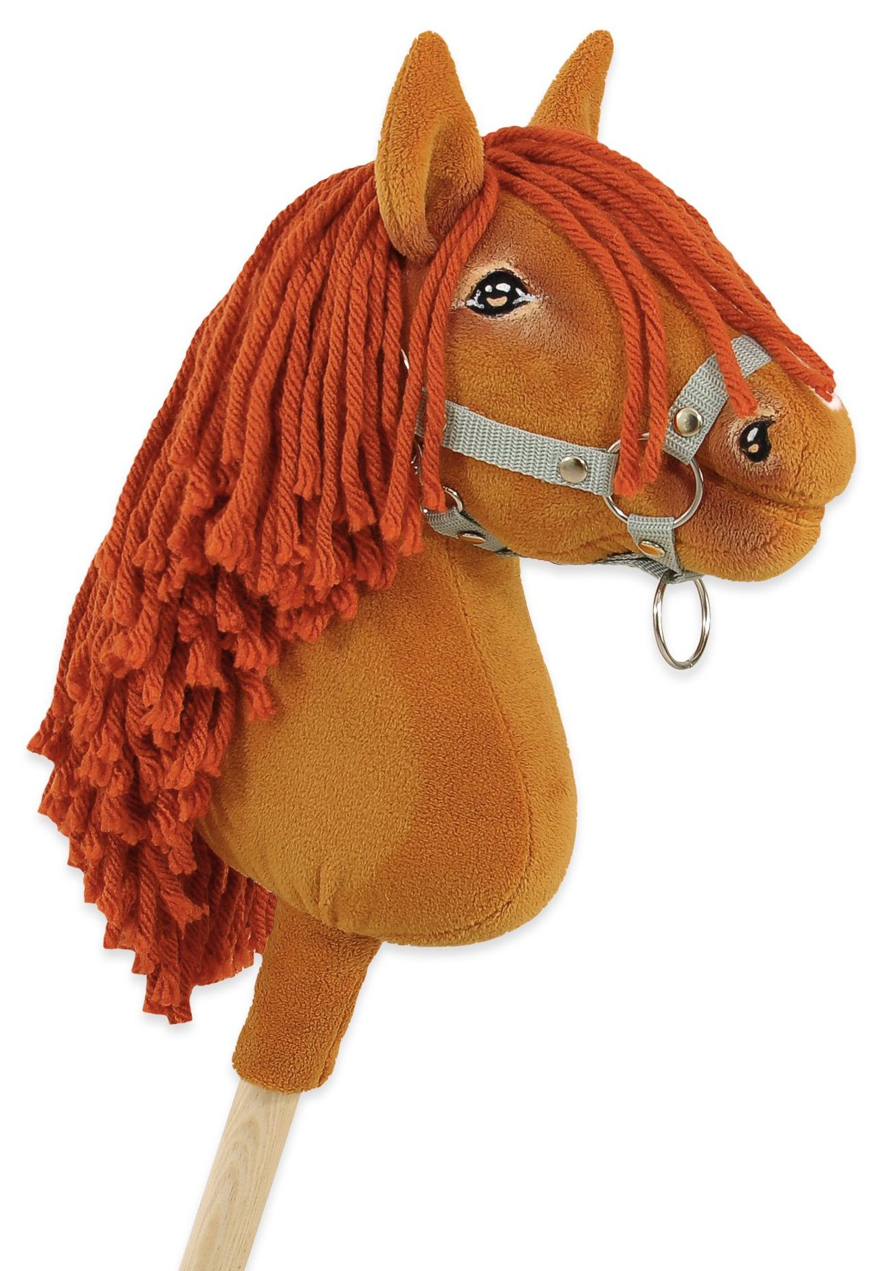 Hobby Horse Średni koń na kiju Premium rudy kasztan A4