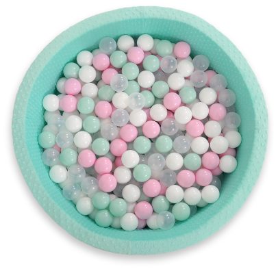 Plastikowe piłeczki do suchego basenu 50szt. - białe