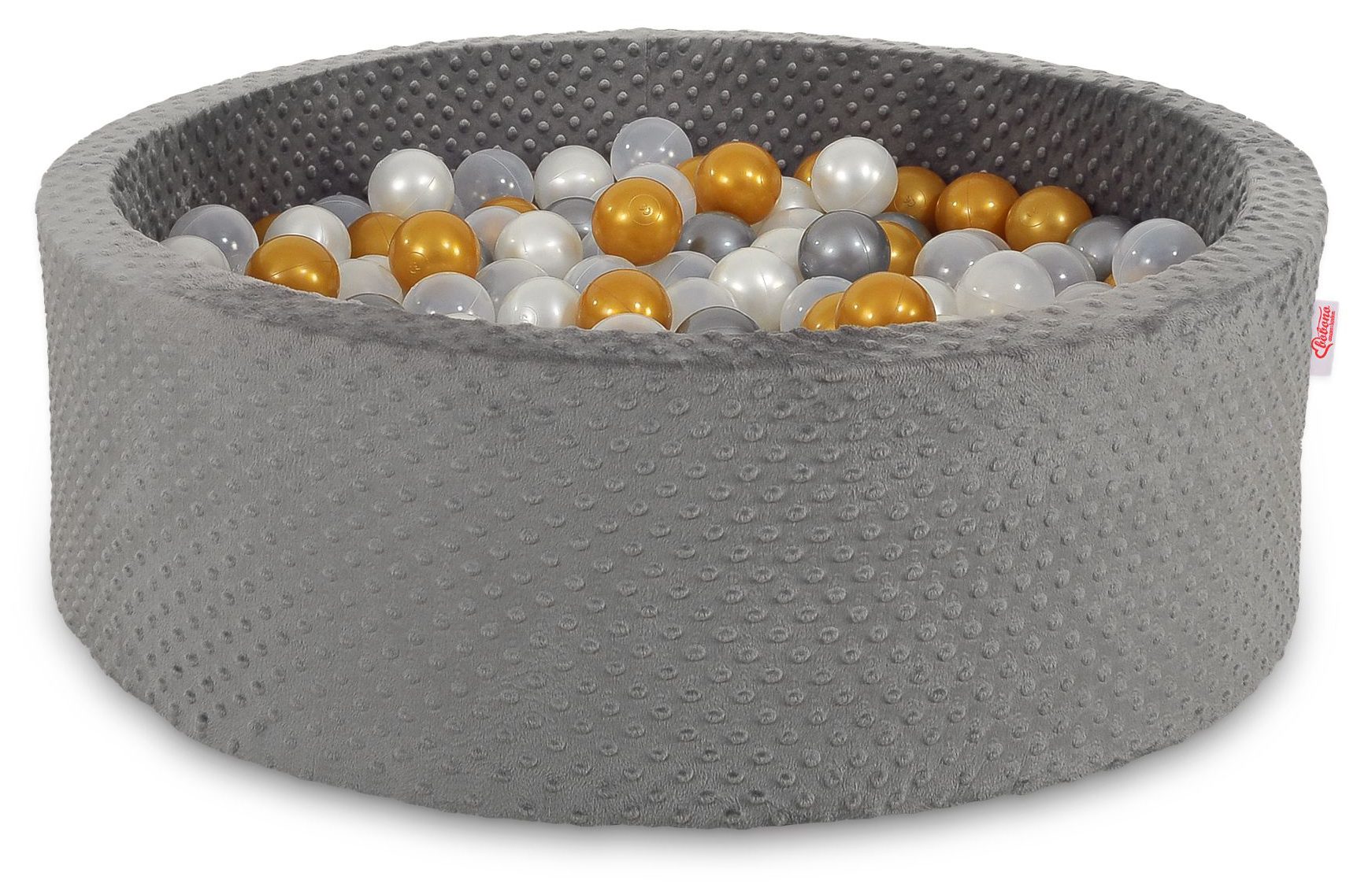 Suchy basen minky H-30 cm z piłkami 300szt. - różowy