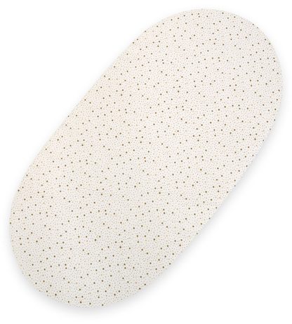 Prześcieradło bawełniane do kosza Mojżesza Boho wózka gondoli 75x35 cm - beżowe