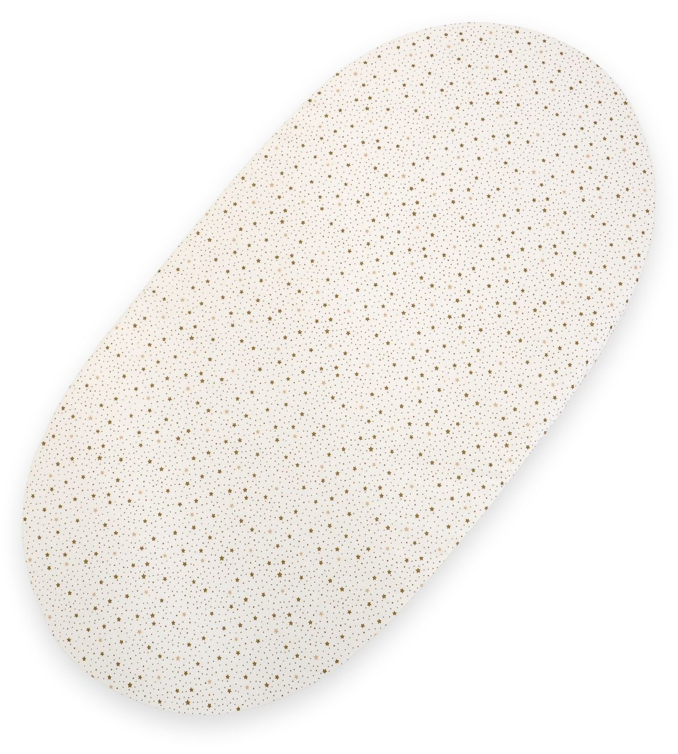 Prześcieradło bawełniane do kosza Mojżesza Boho wózka gondoli 75x35 cm - beżowe
