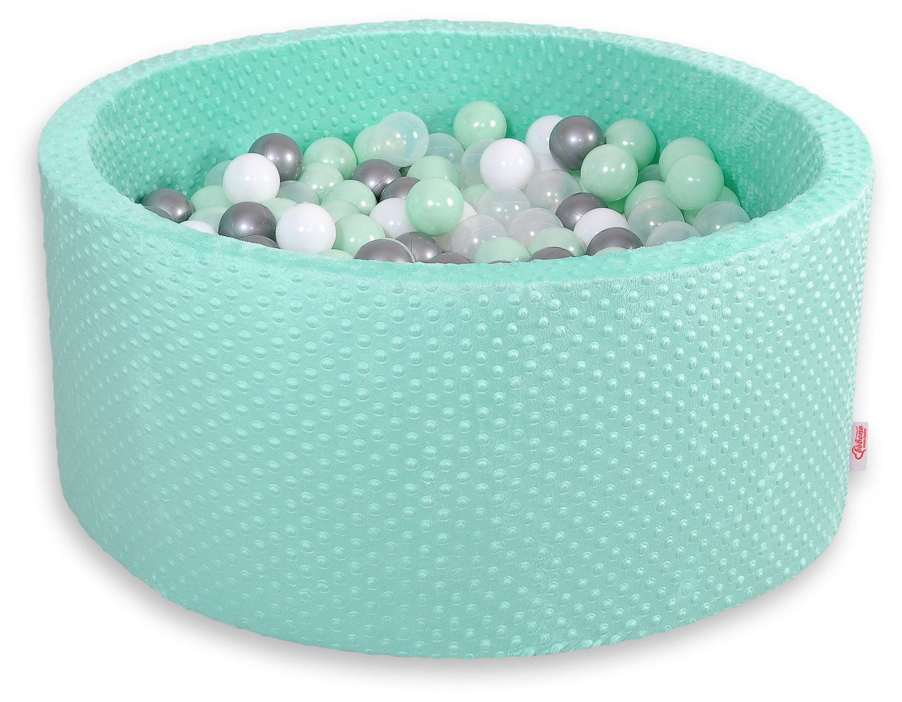 Suchy basen minky H-40 cm z piłkami 200szt.- miętowy