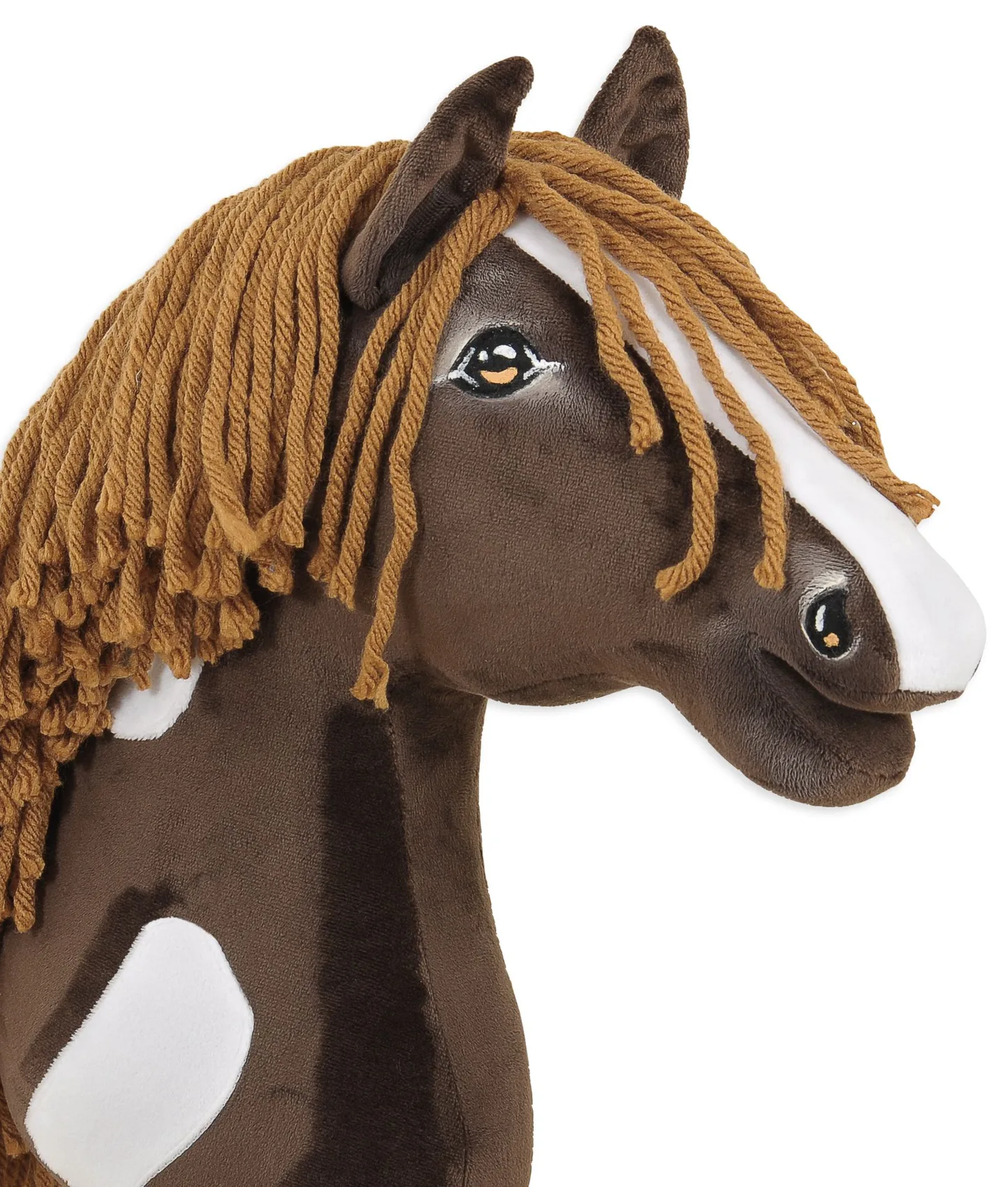 Hobby Horse Duży koń na kiju Premium - western ciemnogniady z brązową grzywą A3