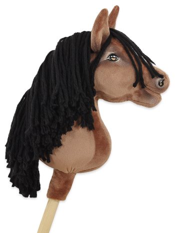 Hobby Horse Średni koń na kiju Premium brązowy gniady A4