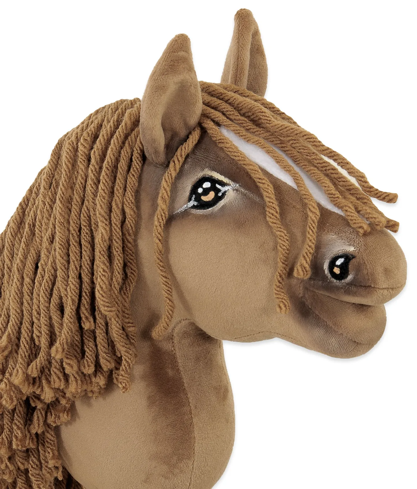 Hobby Horse Mały koń na kiju Premium brązowy jasny kasztan A5