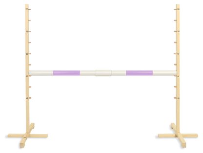 Przeszkoda skokowa do Hobby Horse 160cm, h-120 cm, belka jasny fiolet