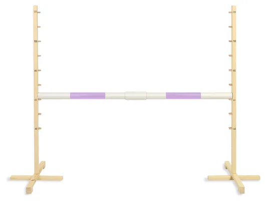 Przeszkoda skokowa do Hobby Horse 160cm, h-120 cm, belka jasny fiolet