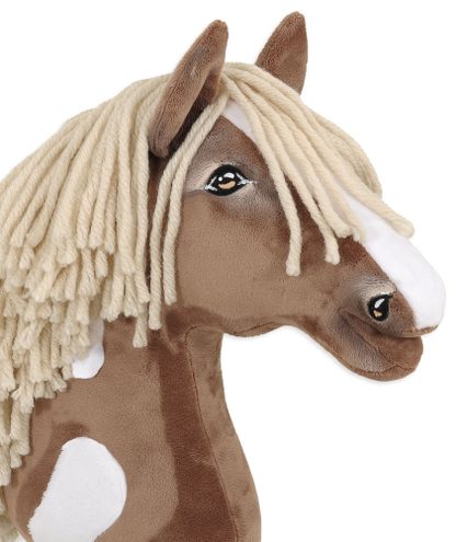 Hobby Horse Duży koń na kiju Premium - western III gniady z jasną grzywą A3