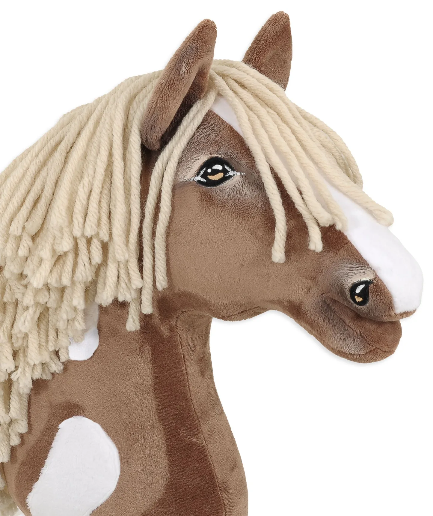 Hobby Horse Duży koń na kiju Premium - western III gniady z jasną grzywą A3