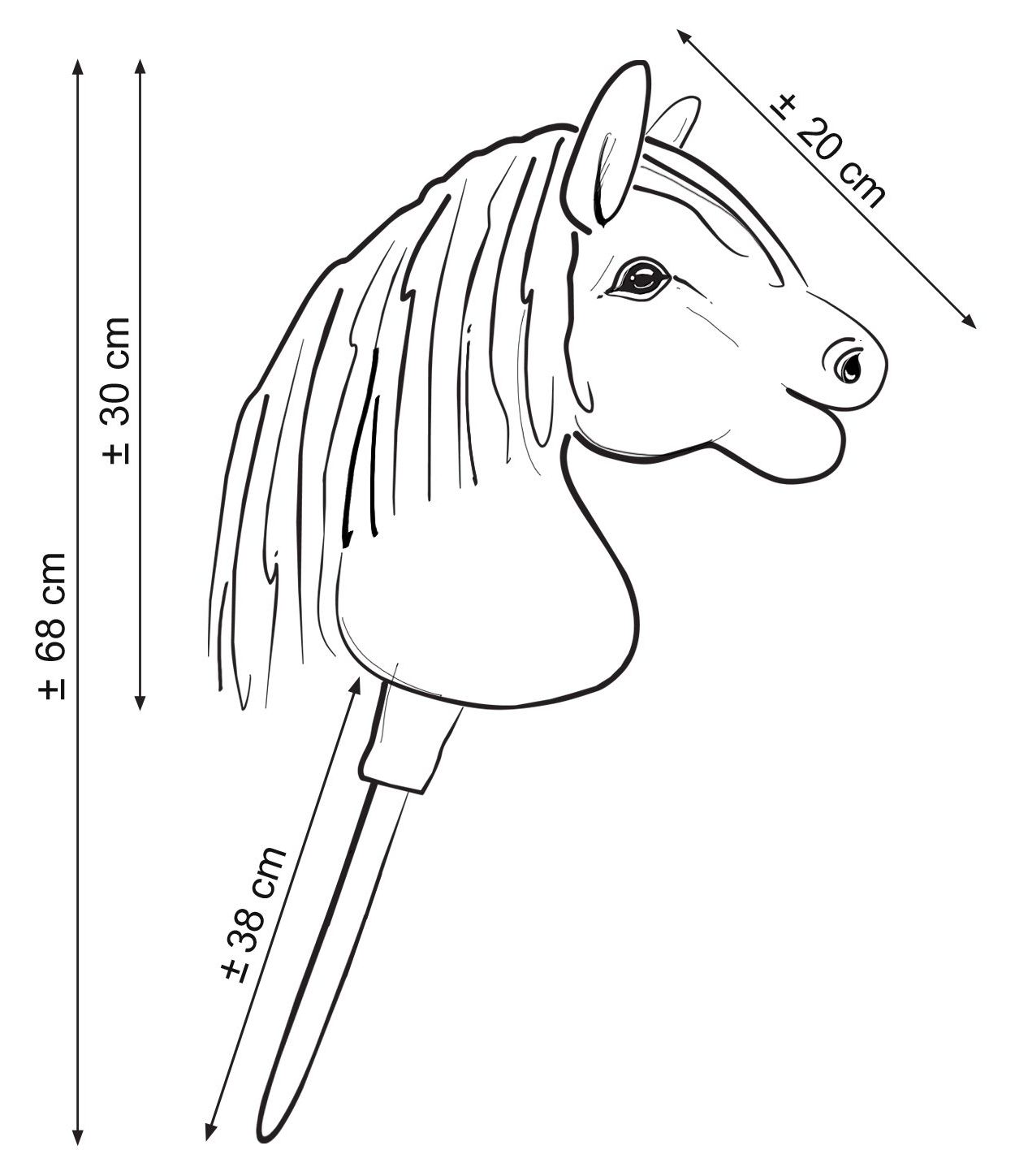 Kantar dla konia Hobby Horse uniwersalny A4 i A5 zapinany - miętowy