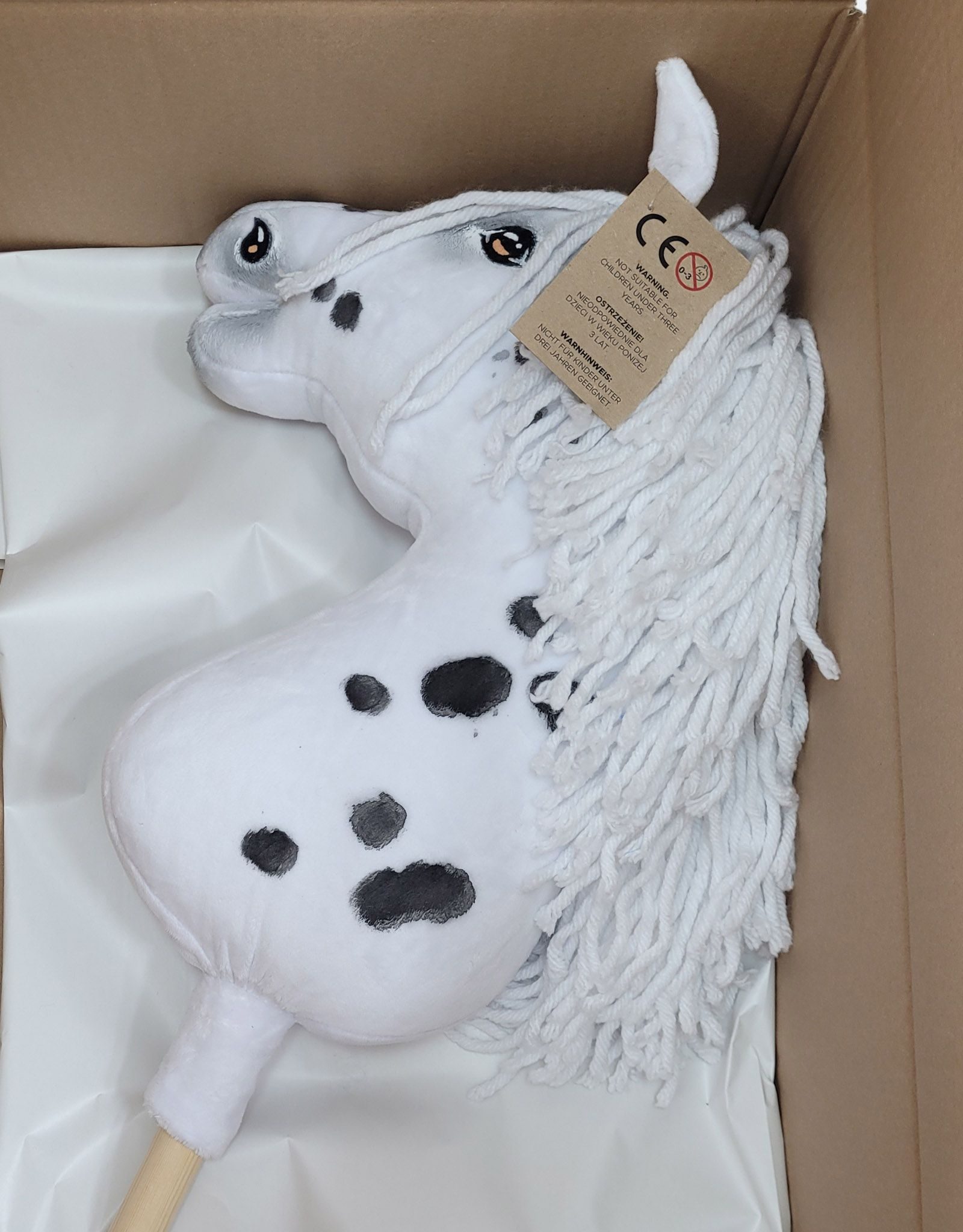 Hobby Horse Duży koń na kiju Premium - tarantowaty A3