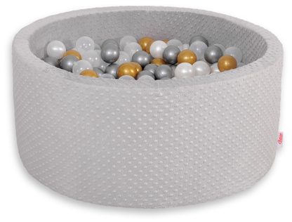 Suchy basen minky H-40 cm z piłkami 200szt.- miętowy