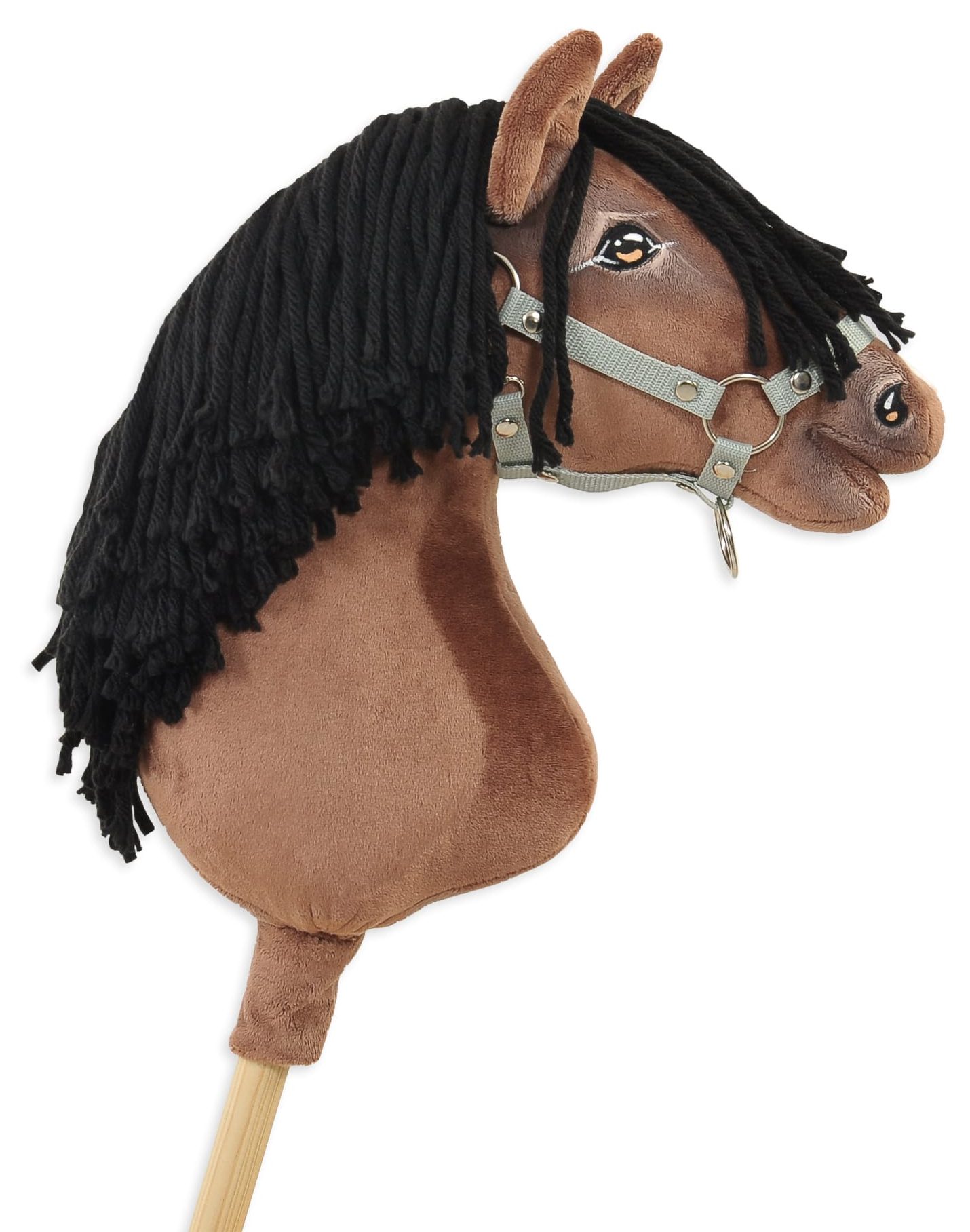 Hobby Horse Duży koń na kiju Premium - gniady A3