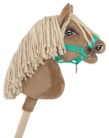 Kantar dla konia Hobby Horse uniwersalny A4 i A5 zapinany - miętowy