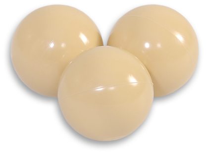 Plastikowe piłeczki do suchego basenu 50szt. - białe