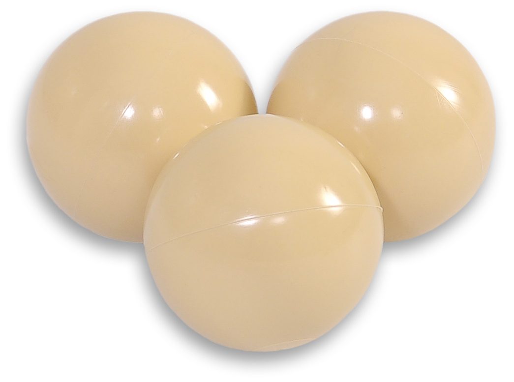 Plastikowe piłeczki do suchego basenu 50szt. - białe