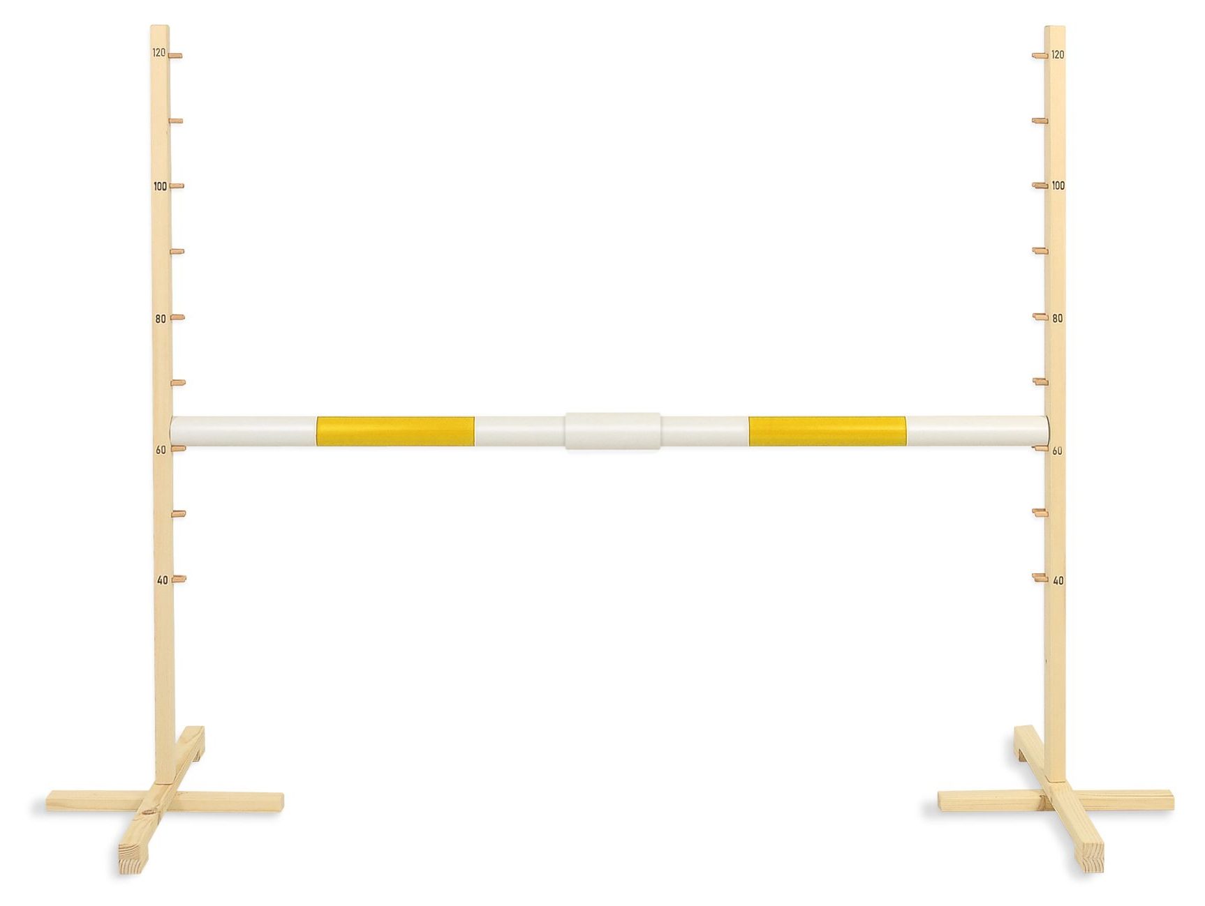 Przeszkoda skokowa do Hobby Horse 160cm, h-120 cm, belka niebieska