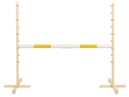 Przeszkoda skokowa do Hobby Horse 160cm, h-120 cm, belka niebieska