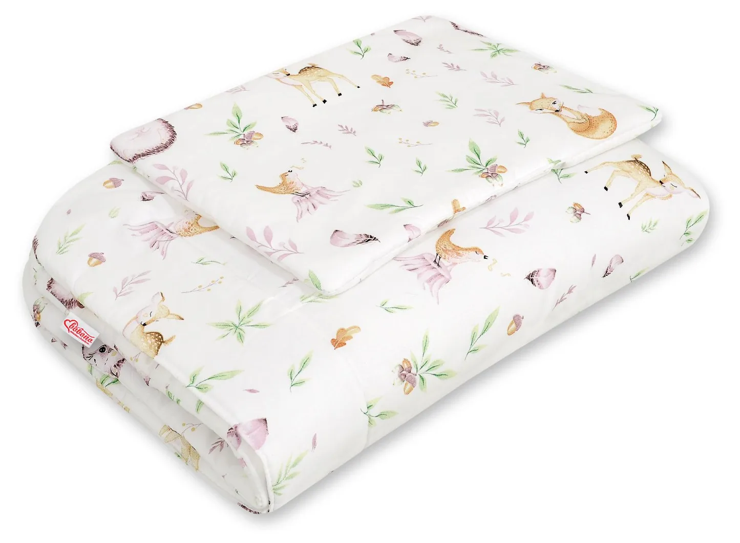 Komplet pościeli dla niemowląt z wypełnieniem 2-cz 75x100cm NEWBORN - misie niebieskie