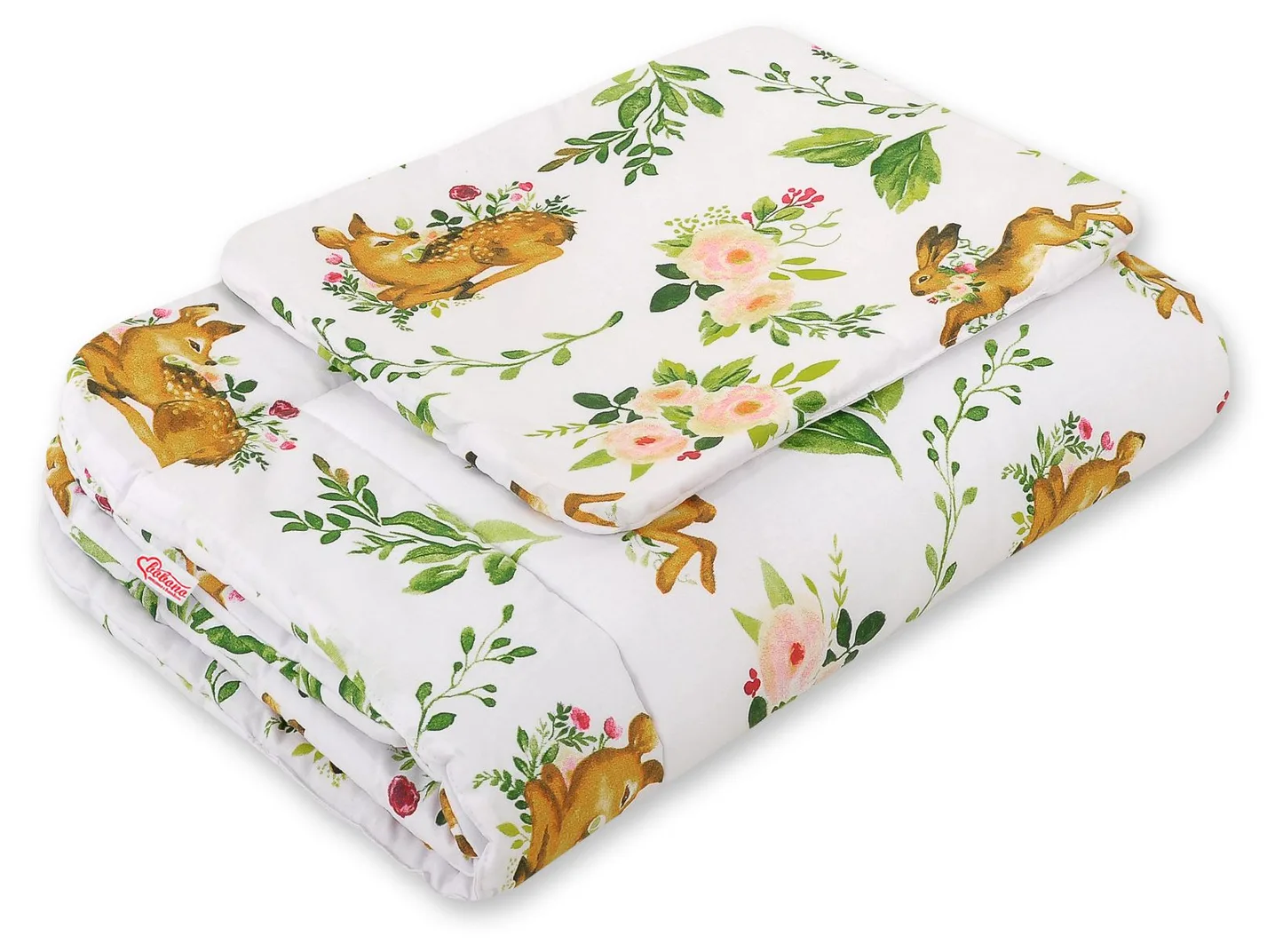 Komplet pościeli dla niemowląt z wypełnieniem 2-cz 75x100cm NEWBORN - misie niebieskie