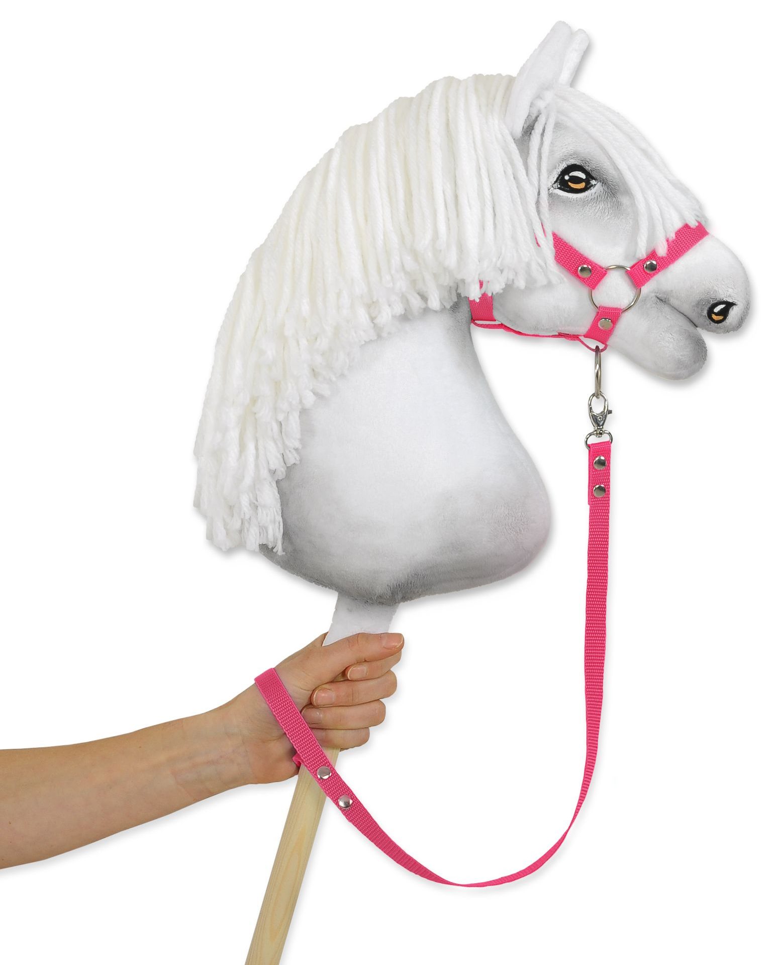 Uwiąz dla Hobby Horse z taśmy – różowy