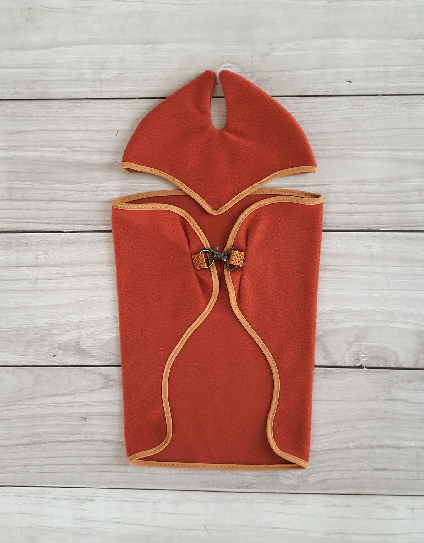 Zestaw dla Hobby Horse uniwersalny A4 i A5: polarowa derka + nauszniki – rudy