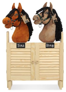 Duża podwójna stajnia Hobby Horse z drzwiczkami
