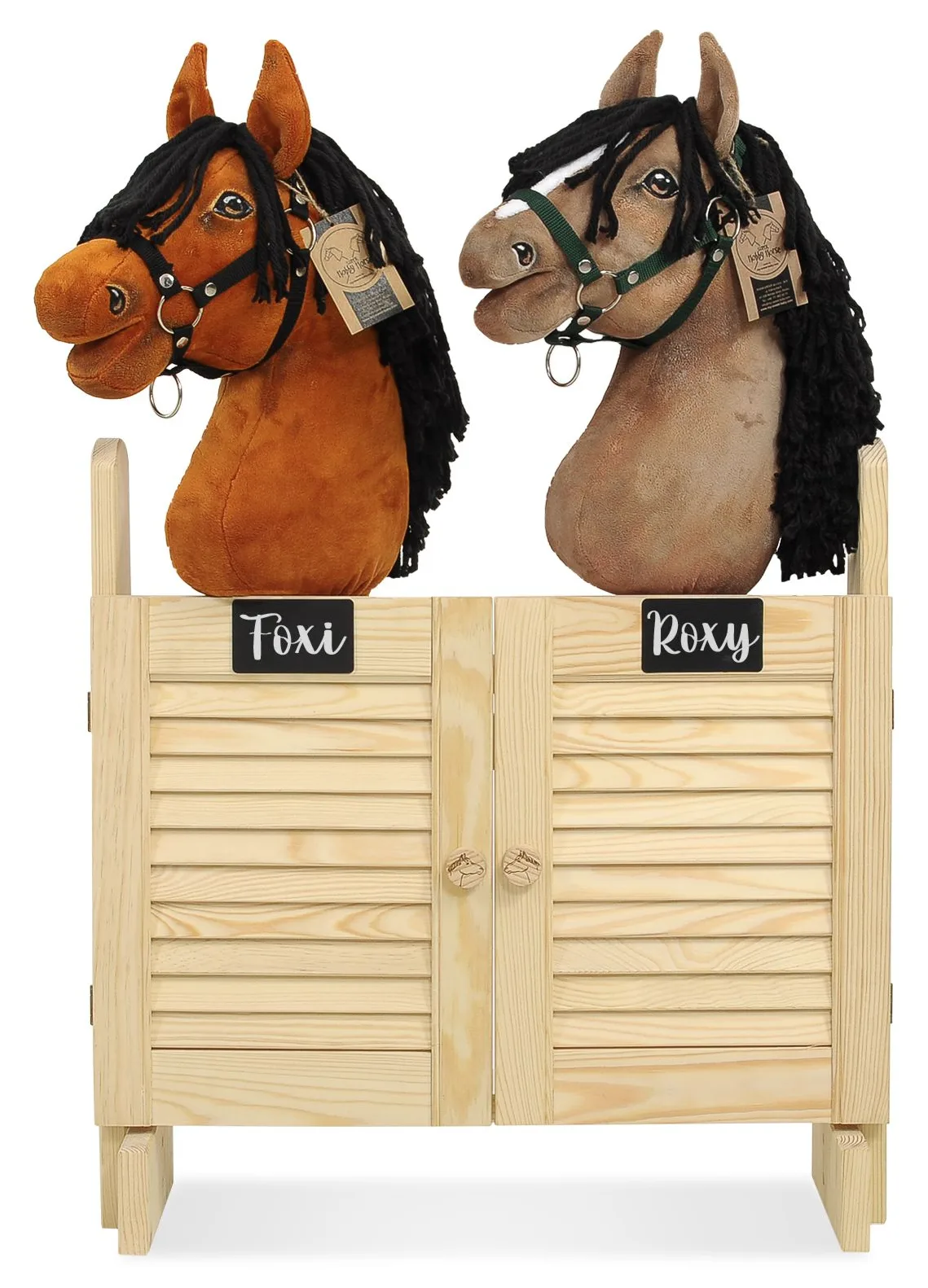 Duża podwójna stajnia Hobby Horse z drzwiczkami