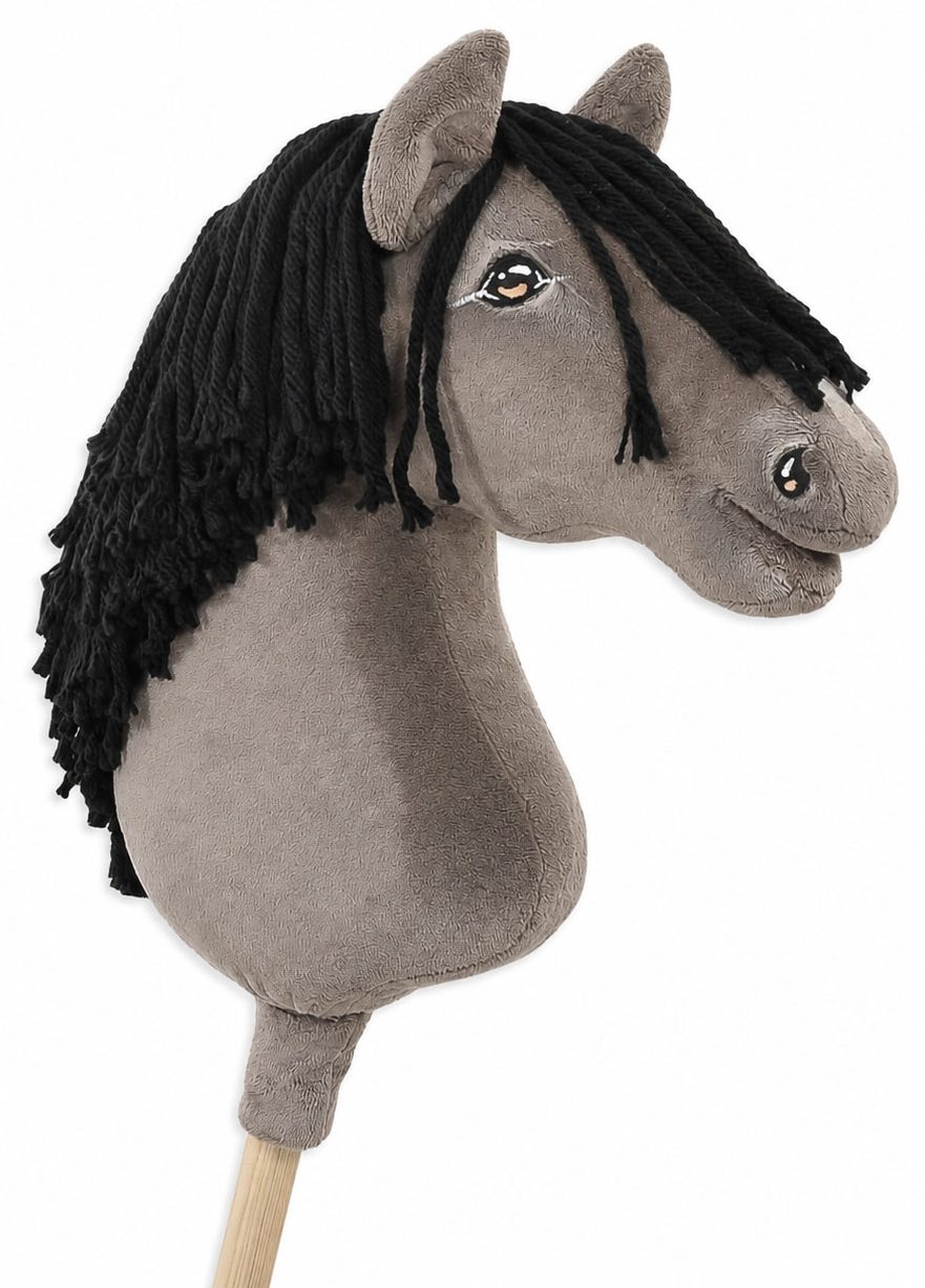 Hobby Horse Duży koń na kiju Premium - myszaty A3