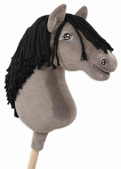 Hobby Horse Duży koń na kiju Premium - myszaty A3