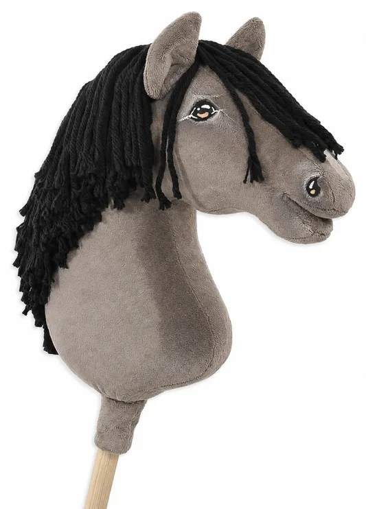 Hobby Horse Duży koń na kiju Premium - myszaty A3