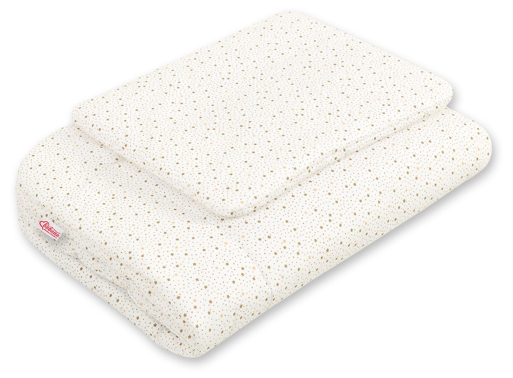 Komplet pościeli dla niemowląt z wypełnieniem 2-cz 75x100cm NEWBORN - misie niebieskie